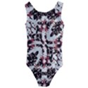 Texture Mosaic Abstract Design Kids  Cut-Out Back One Piece Swimsuit View1