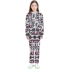 Texture Mosaic Abstract Design Kids  Tracksuit