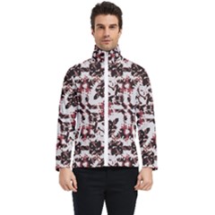 Texture Mosaic Abstract Design Men s Bomber Jacket