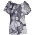 Gray circles of light Women s Oversized Tee View1