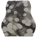 Gray circles of light Car Seat Velour Cushion  View1