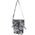 Gray circles of light Folding Shoulder Bag View1