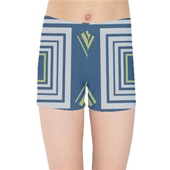 Abstract Pattern Geometric Backgrounds   Kids  Sports Shorts by Eskimos