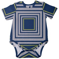 Abstract Pattern Geometric Backgrounds   Baby Short Sleeve Onesie Bodysuit by Eskimos