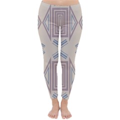 Abstract Pattern Geometric Backgrounds   Classic Winter Leggings by Eskimos