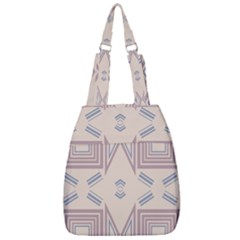 Abstract Pattern Geometric Backgrounds   Center Zip Backpack by Eskimos