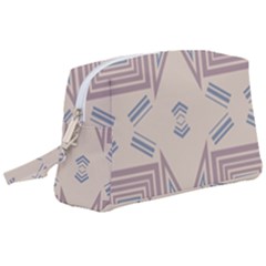 Abstract Pattern Geometric Backgrounds   Wristlet Pouch Bag (large) by Eskimos