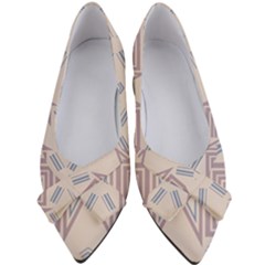 Abstract Pattern Geometric Backgrounds   Women s Bow Heels by Eskimos