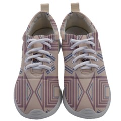 Abstract Pattern Geometric Backgrounds   Mens Athletic Shoes by Eskimos