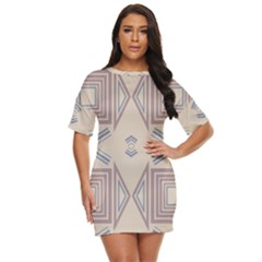 Abstract Pattern Geometric Backgrounds   Just Threw It On Dress by Eskimos