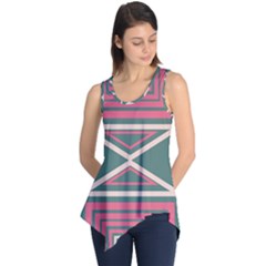 Abstract Pattern Geometric Backgrounds   Sleeveless Tunic by Eskimos