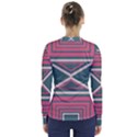 Abstract pattern geometric backgrounds   V-Neck Long Sleeve Top View2