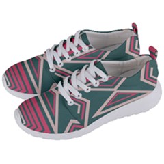 Abstract Pattern Geometric Backgrounds   Men s Lightweight Sports Shoes by Eskimos