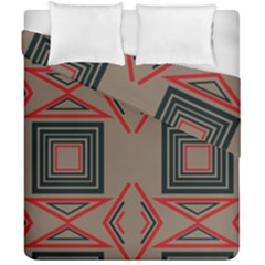 Abstract Pattern Geometric Backgrounds   Duvet Cover Double Side (california King Size) by Eskimos