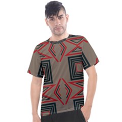 Abstract Pattern Geometric Backgrounds   Men s Sport Top by Eskimos