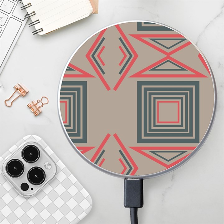 Abstract pattern geometric backgrounds   Wireless Charger