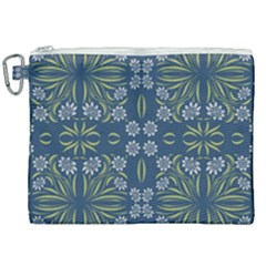 Folk Flowers Print Floral Pattern Ethnic Art Canvas Cosmetic Bag (xxl) by Eskimos