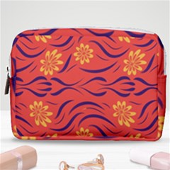 Folk Flowers Print Floral Pattern Ethnic Art Make Up Pouch (medium) by Eskimos