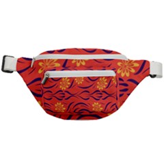 Folk Flowers Print Floral Pattern Ethnic Art Fanny Pack