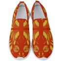 Folk flowers print Floral pattern Ethnic art Men s Slip On Sneakers View1