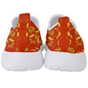 Folk flowers print Floral pattern Ethnic art Men s Slip On Sneakers View4