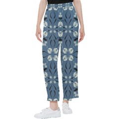 Folk Flowers Print Floral Pattern Ethnic Art Women s Pants  by Eskimos