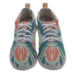 Folk Flowers Print Floral Pattern Ethnic Art Athletic Shoes by Eskimos