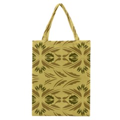 Folk Flowers Print Floral Pattern Ethnic Art Classic Tote Bag by Eskimos