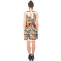 Bulldog-cartoon-illustration-11650862 Halter Collar Waist Tie Chiffon Dress View2