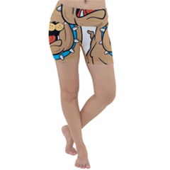 Bulldog-cartoon-illustration-11650862 Lightweight Velour Yoga Shorts