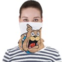 Bulldog-cartoon-illustration-11650862 Face Seamless Bandana (Adult) View1