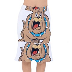 Bulldog-cartoon-illustration-11650862 Short Mermaid Skirt