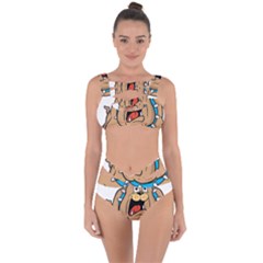 Bulldog-cartoon-illustration-11650862 Bandaged Up Bikini Set  by jellybeansanddinosaurs