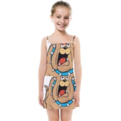 Bulldog-cartoon-illustration-11650862 Kids  Summer Sun Dress by jellybeansanddinosaurs