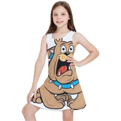 Bulldog-cartoon-illustration-11650862 Kids  Lightweight Sleeveless Dress