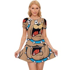 Bulldog-cartoon-illustration-11650862 Women s Sports Wear Set