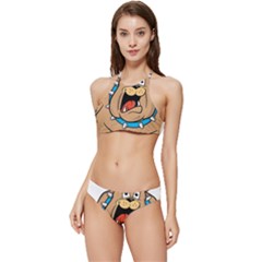 Bulldog-cartoon-illustration-11650862 Banded Triangle Bikini Set