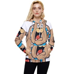 Bulldog-cartoon-illustration-11650862 Women s Lightweight Drawstring Hoodie