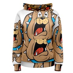 Bulldog-cartoon-illustration-11650862 Women s Pullover Hoodie