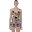 Bulldog-cartoon-illustration-11650862 Tie Front Two Piece Tankini View1