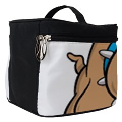 Bulldog-cartoon-illustration-11650862 Make Up Travel Bag (small) by jellybeansanddinosaurs