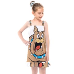 Bulldog-cartoon-illustration-11650862 Kids  Overall Dress by jellybeansanddinosaurs