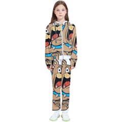 Bulldog-cartoon-illustration-11650862 Kids  Tracksuit