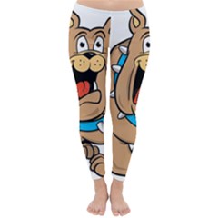 Bulldog-cartoon-illustration-11650862 Classic Winter Leggings