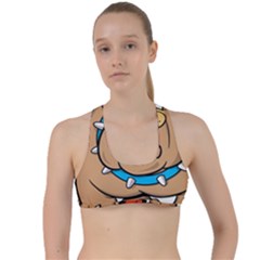 Bulldog-cartoon-illustration-11650862 Criss Cross Racerback Sports Bra