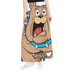 Bulldog-cartoon-illustration-11650862 Maxi Chiffon Skirt