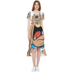 Bulldog-cartoon-illustration-11650862 High Low Boho Dress