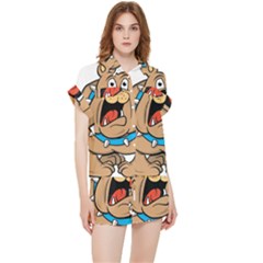 Bulldog-cartoon-illustration-11650862 Chiffon Lounge Set