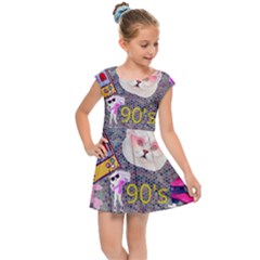 62341d1e09296173fa754e4d 62341d1e09296173fa754e4d-1 Kids  Cap Sleeve Dress by jellybeansanddinosaurs