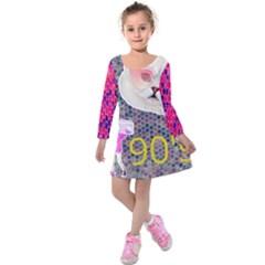 62341d1e09296173fa754e4d 62341d1e09296173fa754e4d-1 Kids  Long Sleeve Velvet Dress